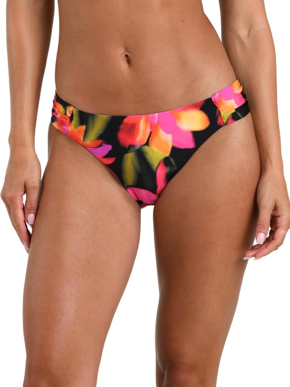 Sunshine 79 Side Shirred Hipster Bikini Swimsuit Bottom, Multi, 4. 2309/crt-1